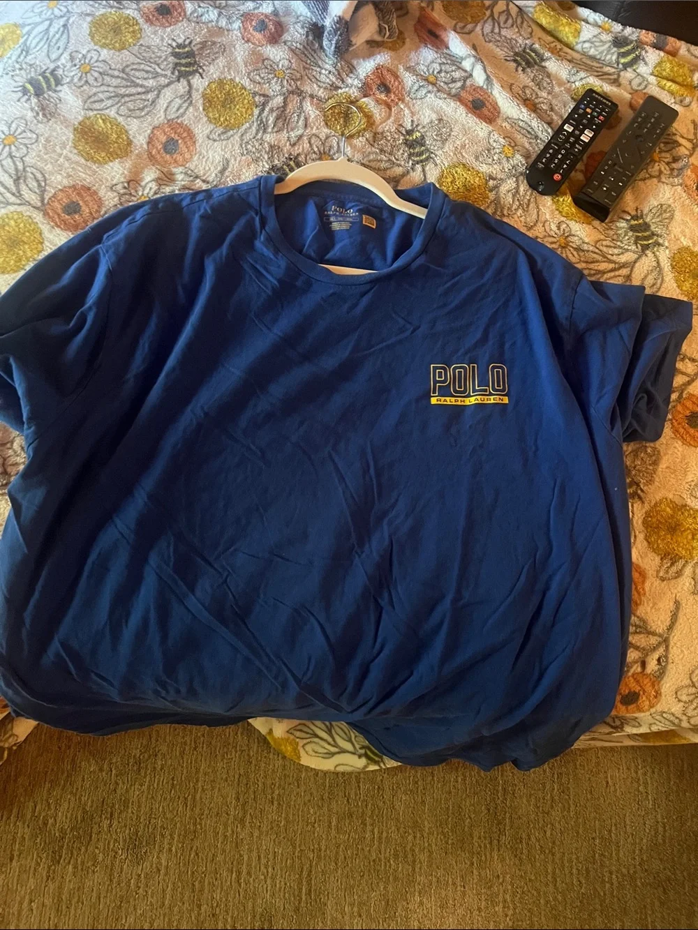 Polo by Ralph Lauren Royal Blue Graphic Logo Crew Tee